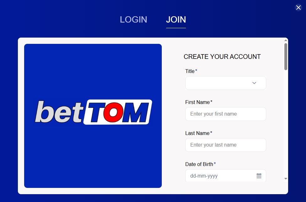 Bettom Registration