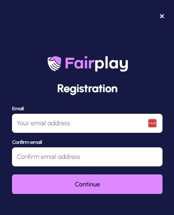 Fairplay Registration