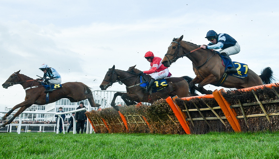 Eglantine Du Seuil (middle) en route to a narrow win in 2019