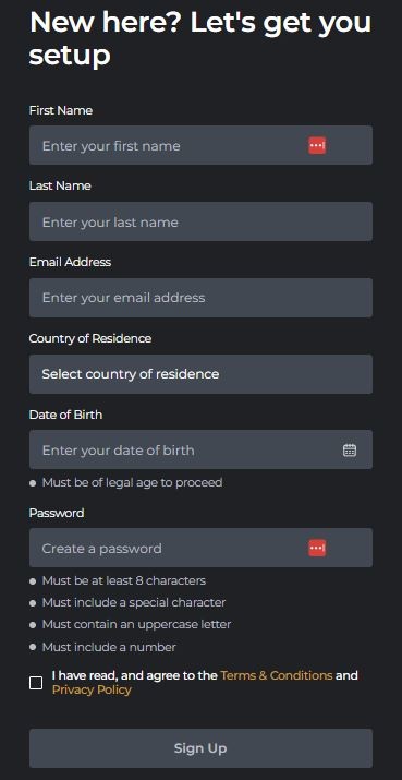 Swifty Sports Registration
