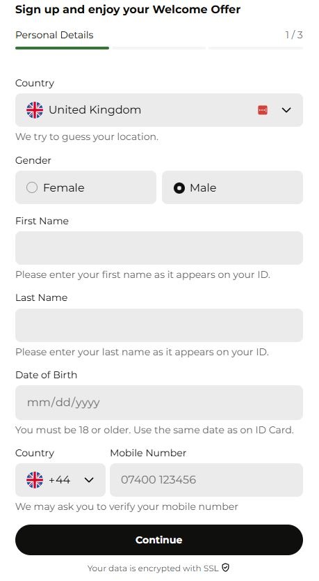 Talksport Bet Registration