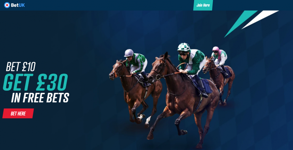 BetUK offer £30 in free bets to new users!