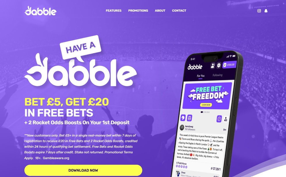 Get this offer with Dabble here!
