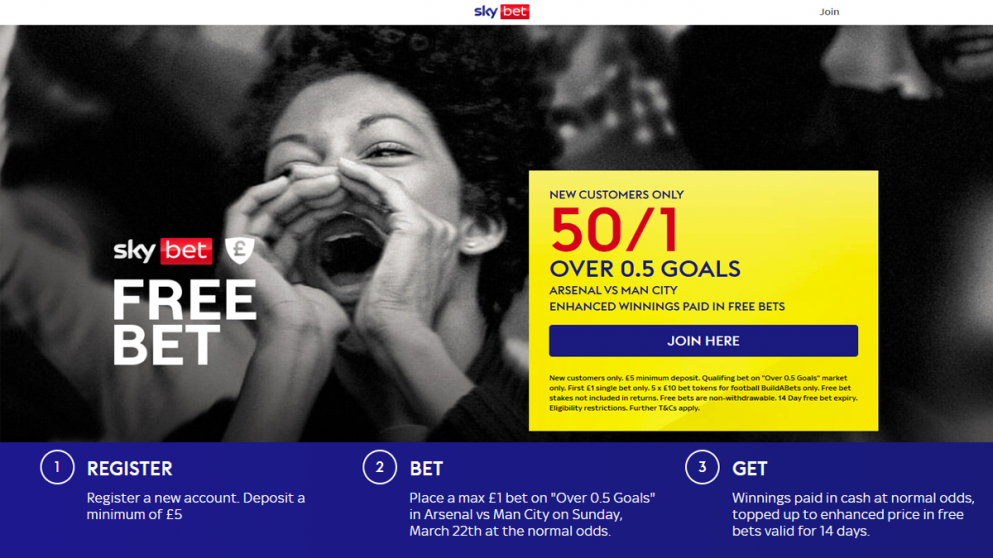 Get these enhanced odds with Sky Bet on over 0.5 goals in today's Carabao Cup final