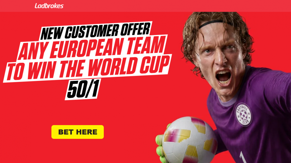 Get 50/1 for Spain to win the World Cup at Ladbrokes