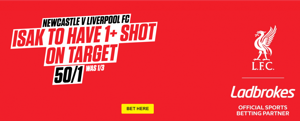Get an odds boost on Liverpool's number 9 returning to Newcastle with Ladbrokes