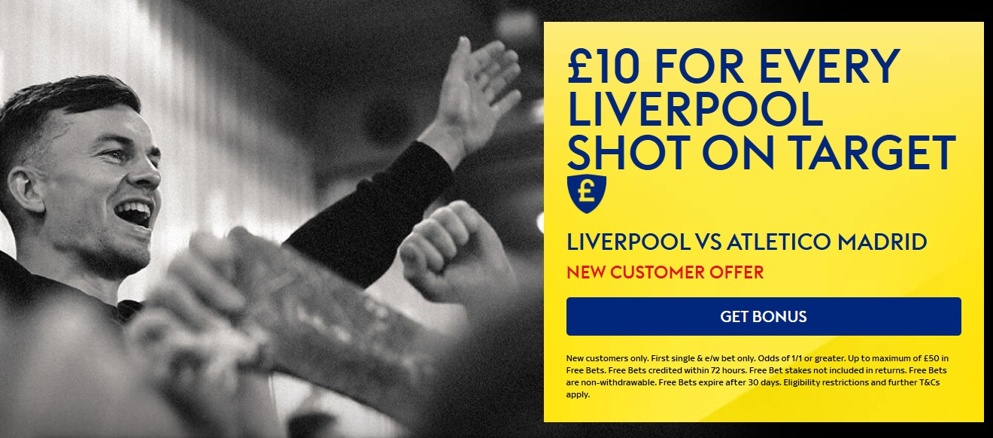 Sky Bet have an odds boost for Liverpool vs Atletico Madrid tomorrow night!