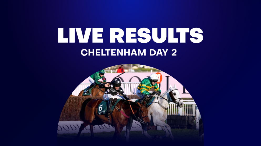 See all the Cheltenham Day 2 results as they happen right here