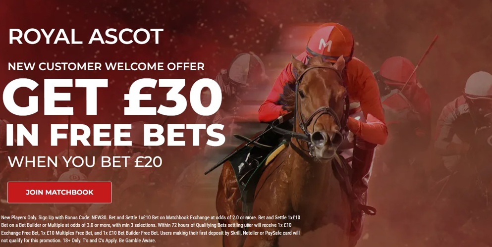 Get this Matchbook sign up offer for Day 3 of Royal Ascot