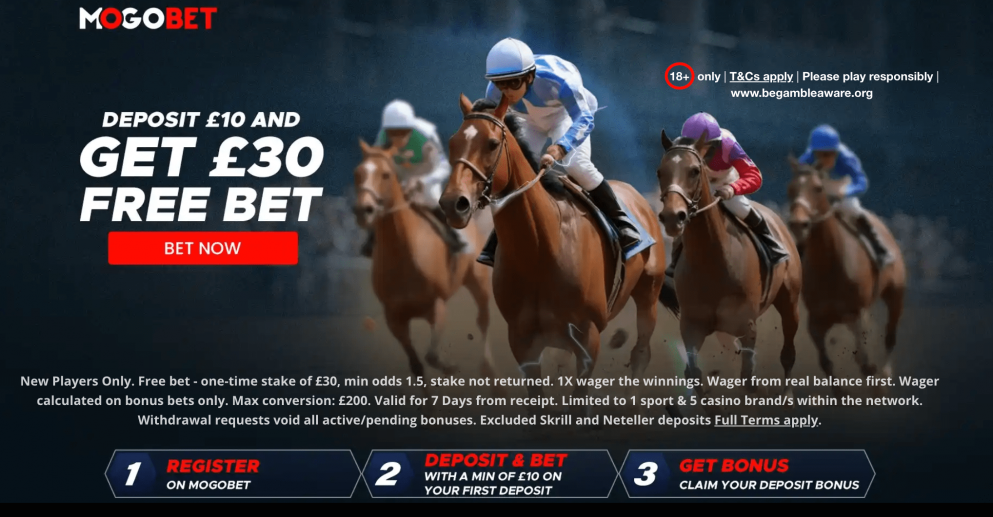 Get £30 in free bets at Mogobet