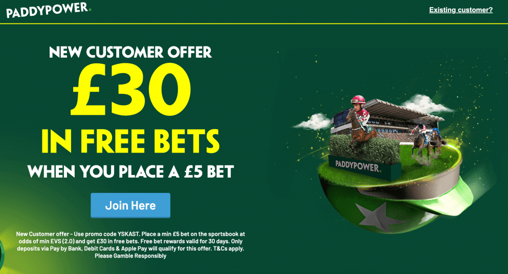 Paddy Power B5g30
