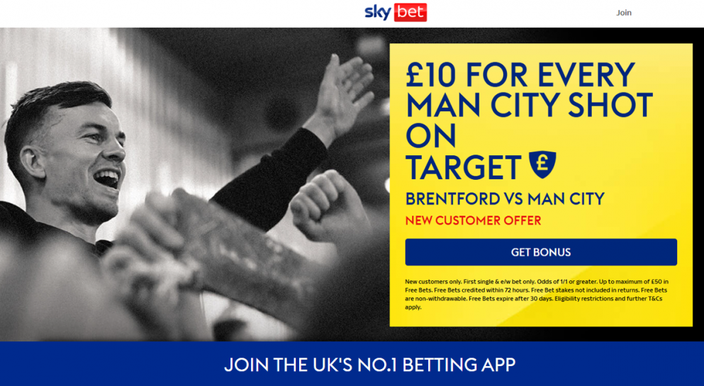 Sky Bet have an exciting offer on today's late Premier League game!