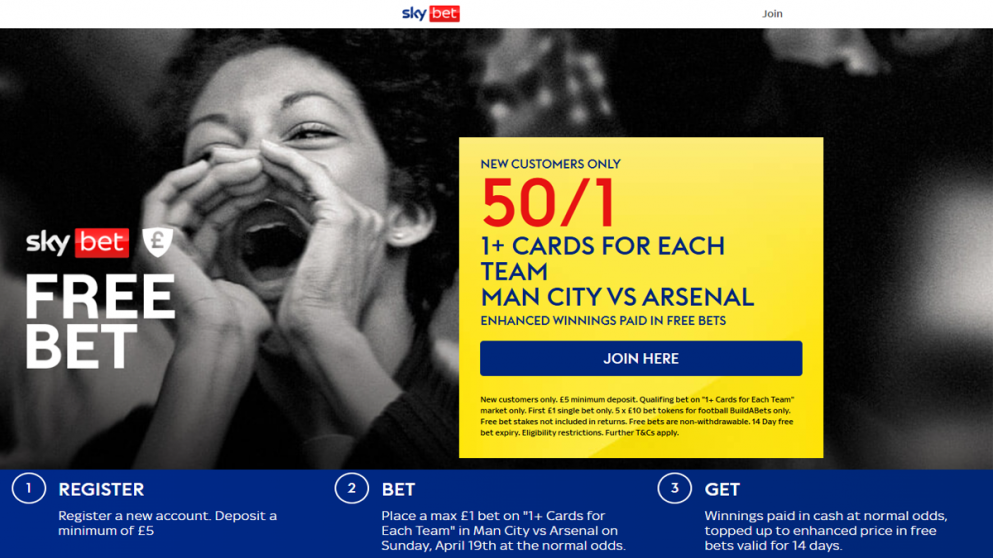 Get this boosted price with Sky Bet for today's huge clash