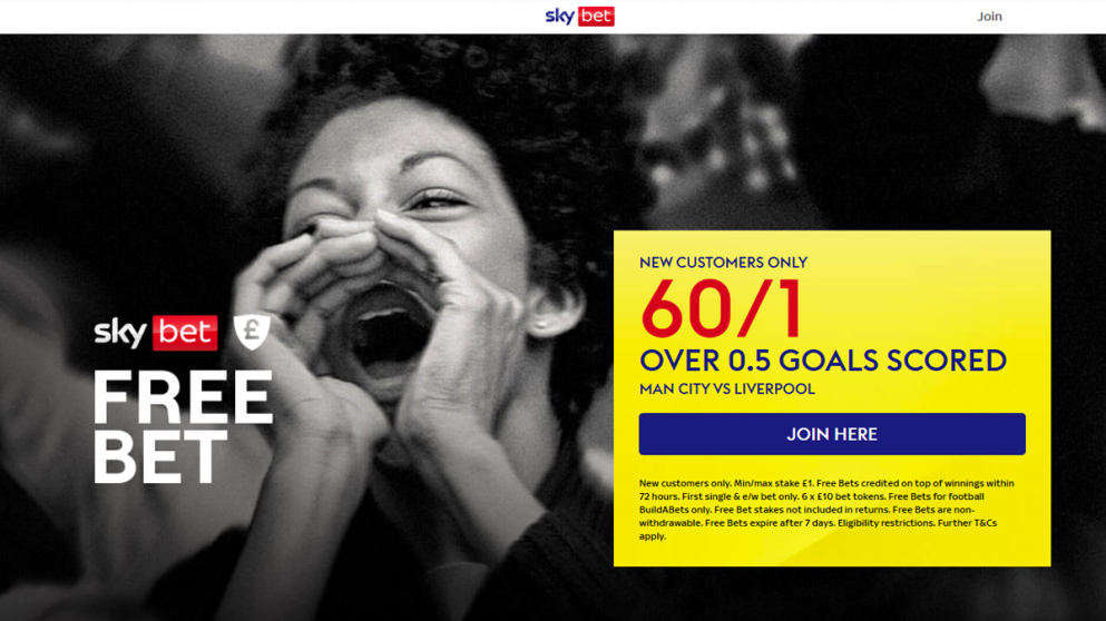 Get a huge price boost on a goal in Man City v Liverpool with Sky Bet!