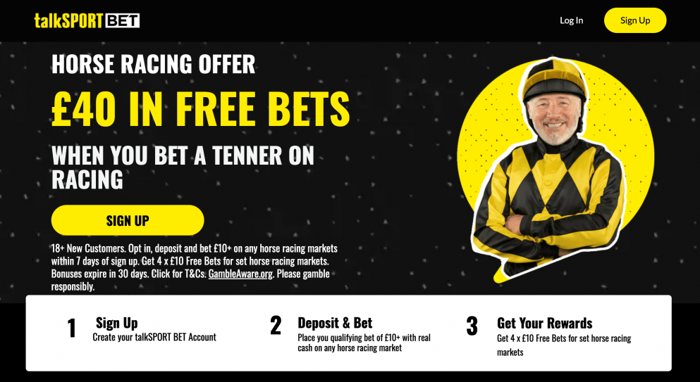 Get £40 in free bets for Cheltenham at talkSPORT bet