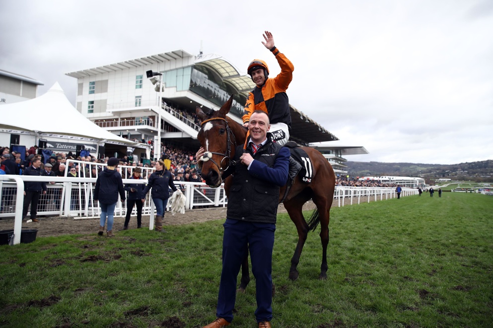 Aidan Coleman had a great day at Cheltenham aboard Put The Kettle On