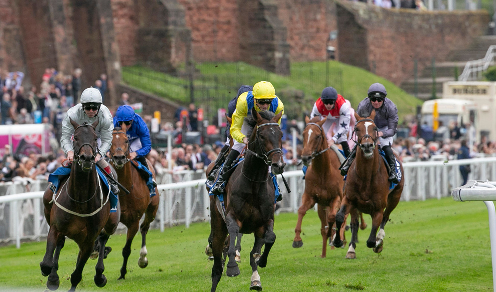 ITV Racing shows action on from Chester on Thursday