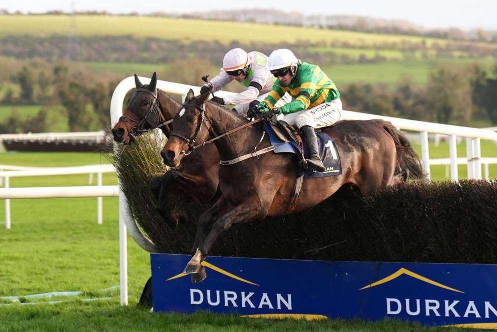 Gaelic Warrior is now short priced favourite for the King George after seeing off Fact To File in a pulsating John Durkan