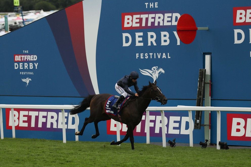 Lambourn was a commanding all the way winner of the 2025 Derby at Epsom