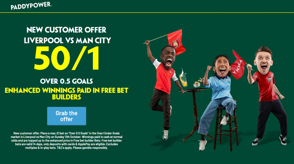 Get this exclusive offer from Paddy Power