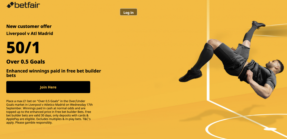 Betfair Liverpool Atletico