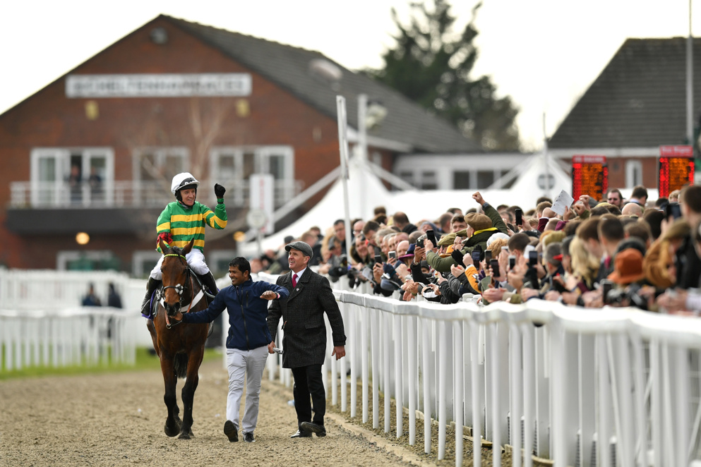 Champ was a remarkable winner of the RSA Chase with Champ.