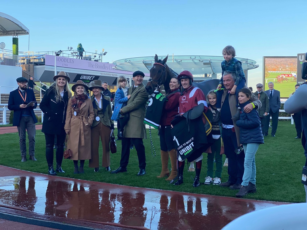 It's a family affair for team Twiston-Davies after I Like To Move It wins the Greatwood.