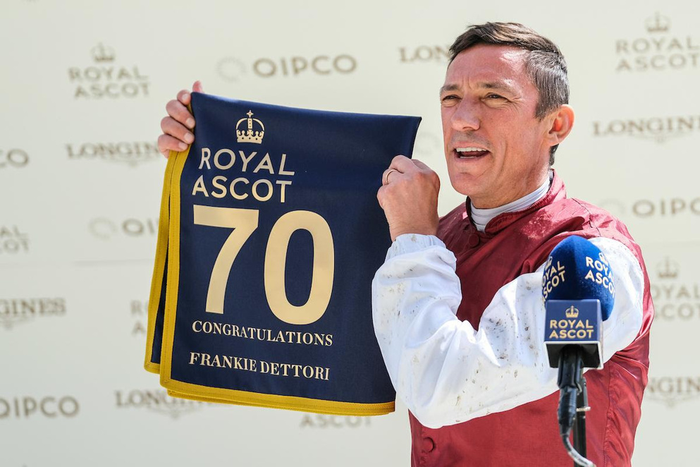 Frankie Dettori enjoyed an excellent week at Royal Ascot, being crowned as top jockey.