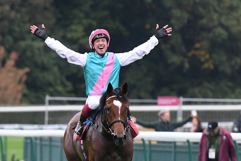 Will Frankie Dettori be celebrating on Friday after the Breeders' up Juvenile Turf?