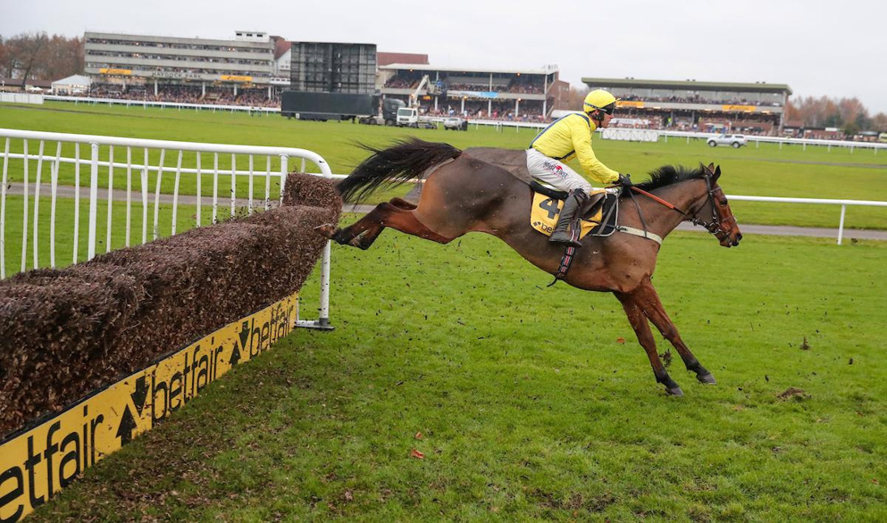 Lostintranslation will attempt to retain his Betfair Chase crown at Haydock Park on Saturday.