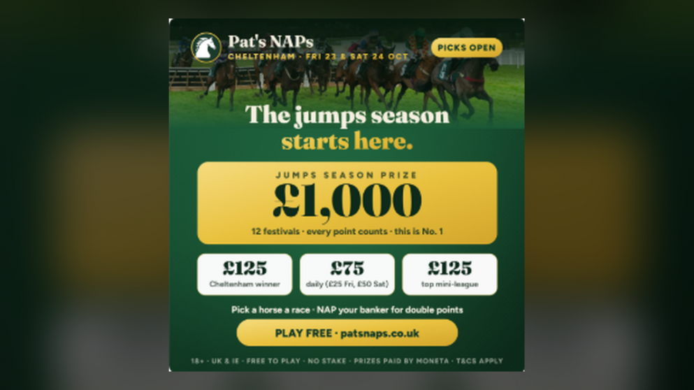 Win prizes during the Jumps season in this free-to-play game!