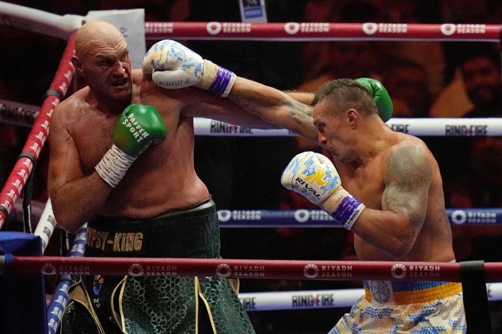 The Fury Usyk rematch takes place in Saudi Arabia on Saturday night