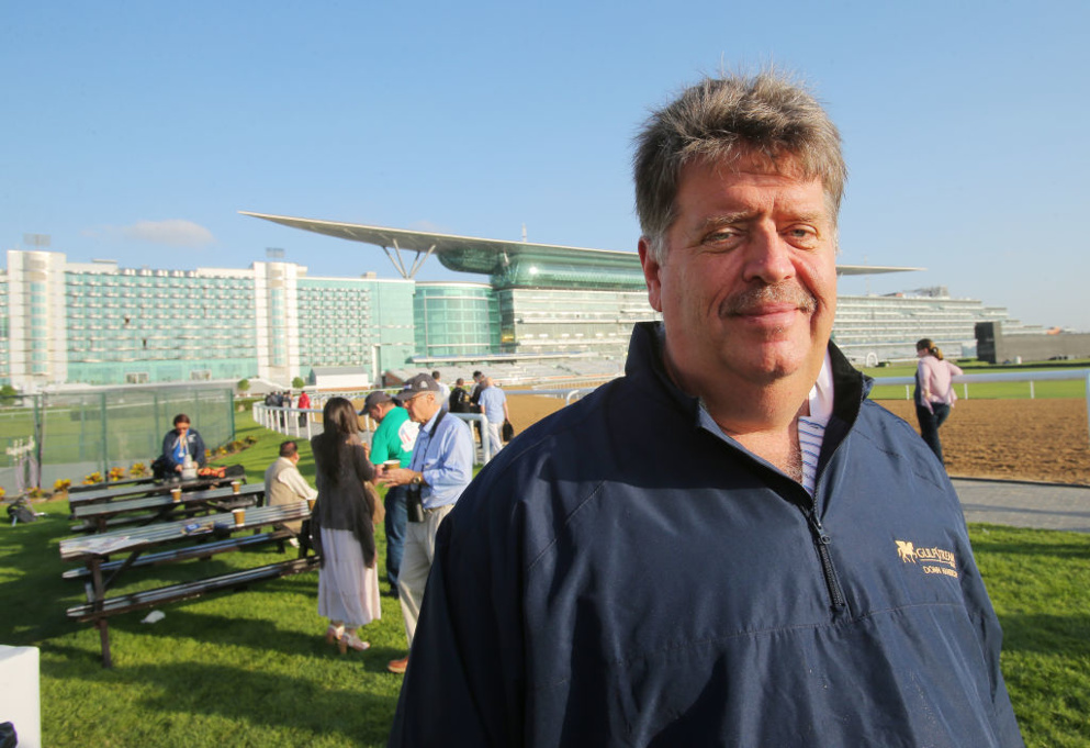Trainer Dale Romans did not hold the title of all-time winningest trainer at Churchill Downs long ... but he continues to train and is entering a filly favorite today in Race 9. Check it out!