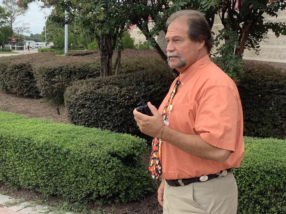 Ahrens in action … responding to an emergency at Sam Houston Race Park comes when you least expect it. Always at the “ready,” Ahrens sees security and safety as 2 fundamentally different areas of response.