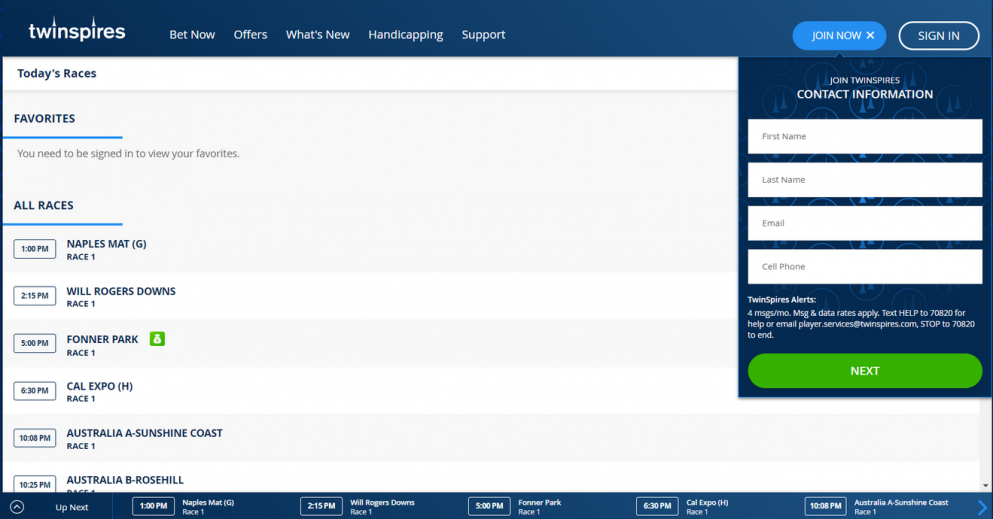 Twinspiresdesktopsignup